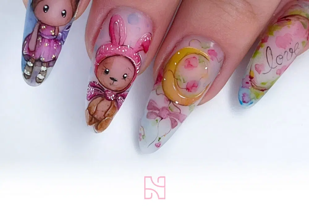 Formação Nail art aguarela